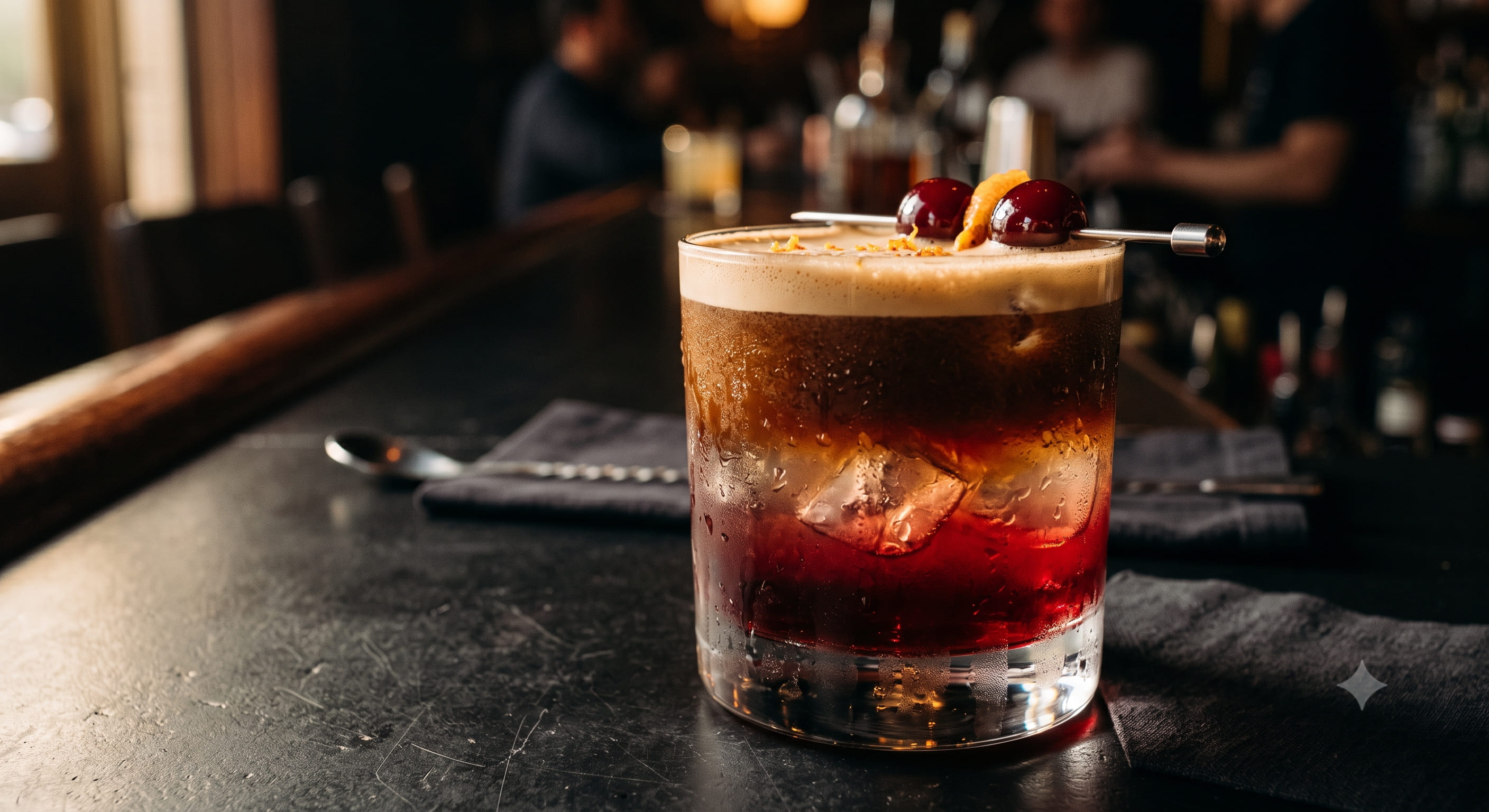Cherry Cold Brew Fizz