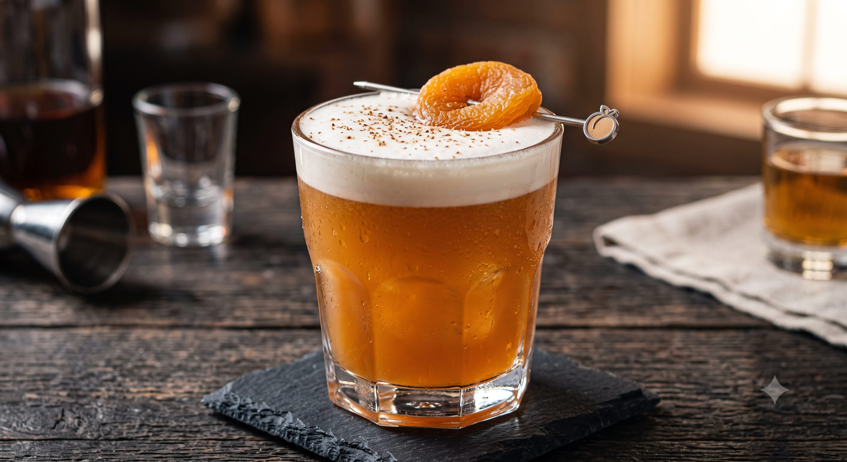 Smoked Apricot Sour